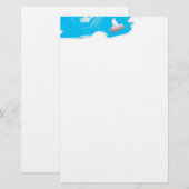 vliegend varkenspapier briefpapier (Voorkant / Achterkant)