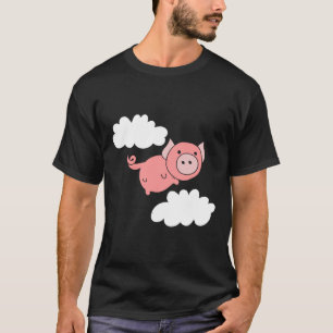 Vliegend Varkensvarken Shirt Als Humor Varkensvark