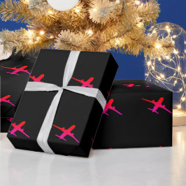 Vliegend vliegtuig vliegtuig luchtvaart Aviator Cadeaupapier