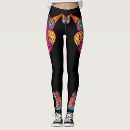 vliegend vogel karakter Fabric Leggings