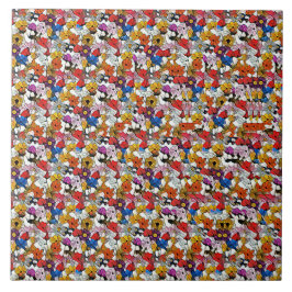 VLIEGEND VOGEL STEREOGRAM 4.25x4.25, 6x6 inch  Tegeltje