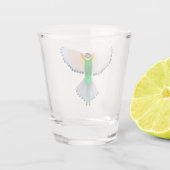 Vliegend vogelglas shot glas (Achterkant)