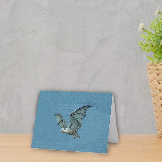Vliegende 3D Blauwe Knuppel Kaart
