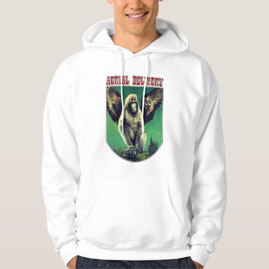 vliegende aap Aerial Delivery Hoodie (Voorkant)