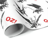 Vliegende aap! Tovenaar van het Man van de Tin van Cadeaupapier (Rol Hoek)