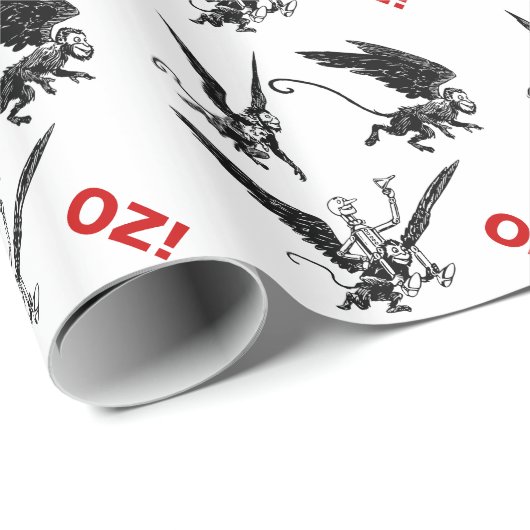 Vliegende aap! Tovenaar van het Man van de Tin van Cadeaupapier (Rol Hoek)