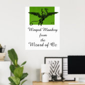 Vliegende aap uit de Wizard of Oz Poster (Thuiskantoor)