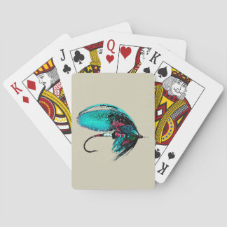 Vliegende aas pokerkaarten