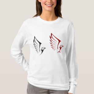 Vliegende Adelaars Krachtige Vogel Illustratie T-shirt