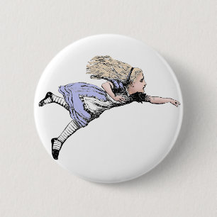 Vliegende Alice Wonderland Avontuur Vintage Tennie Ronde Button 5,7 Cm
