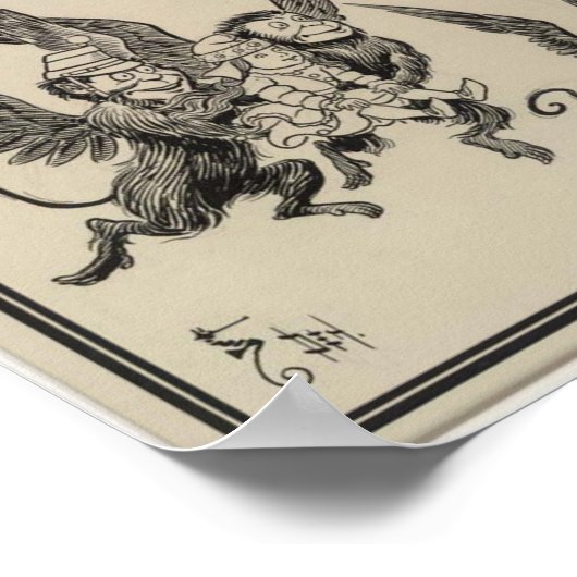 Vliegende apen poster (Hoek)