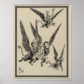 Vliegende apen poster (Voorkant)