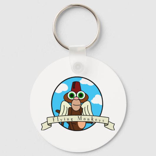 Vliegende apen sleutelhanger (Voorkant)