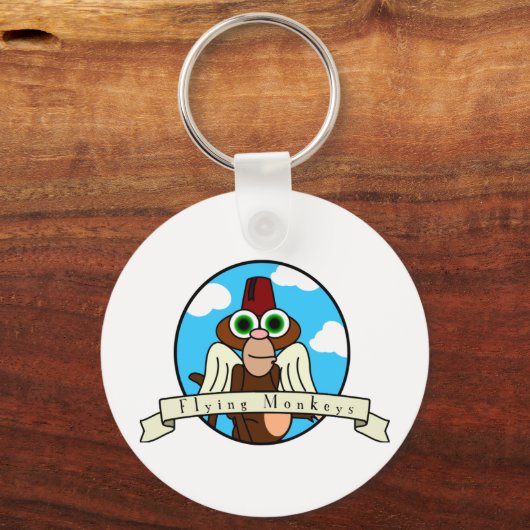 Vliegende apen sleutelhanger (Voorkant)