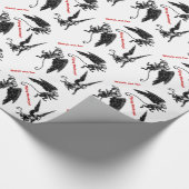 Vliegende apen! Tovenaar van het klassieke Oz-boek Cadeaupapier (Hoek)