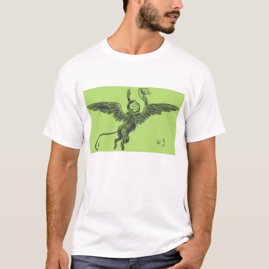 Vliegende apen Twee T-shirt (Voorkant)