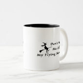 Vliegende apen tweekleurige koffiemok (Voorkant rechts)