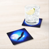 Vliegende arend & maan kartonnen onderzetters (Insitu)