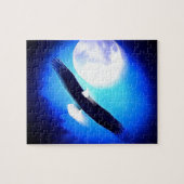 Vliegende arend & maan legpuzzel (Horizontaal)