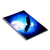 Vliegende arend & maan notitieboek (Rechterzijde)