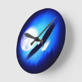 Vliegende arend & maan ronde klok (Hoek)