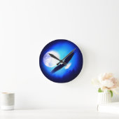 Vliegende arend & maan ronde klok (Huis)