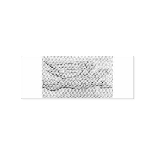 Vliegende arend Thunder_Cove Rubberstempel (Afrduk)
