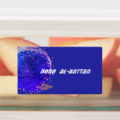 Vliegende artistieke sterrenstelsels labels (Aangebracht)