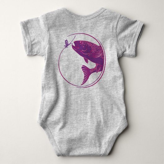 Vliegende Baby Romper (Achterkant)