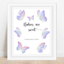 Vliegende baby's zijn zoet poster