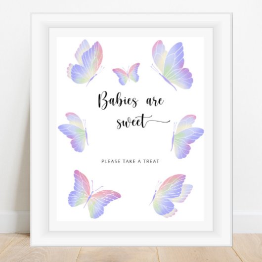 Vliegende baby's zijn zoet poster