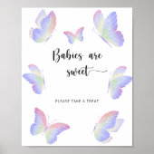 Vliegende baby's zijn zoet poster (Voorkant)