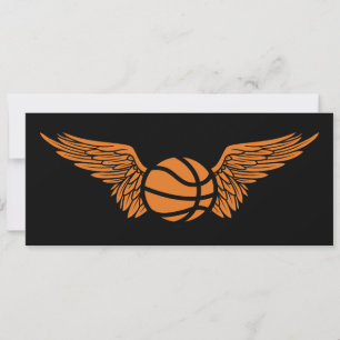 vliegende basketbal kaart