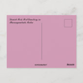  vliegende beugel Kansas City Train Missouri Briefkaart (Achterkant)