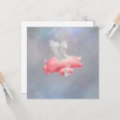 Vliegende biggen kaart (Voorkant / Achterkant in situ)