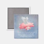 Vliegende biggen magneet (Voorkant / Achterkant)