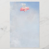 Vliegende biggen met hun moederbankier briefpapier (Voorkant)