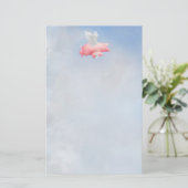 Vliegende biggen met hun moederbankier briefpapier (Staand voorkant)