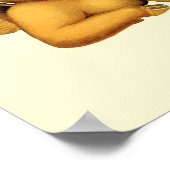 Vliegende biggen met kunstschilders van tarwevloed poster (Hoek)