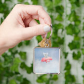 Vliegende biggen sleutelhanger (Hand)
