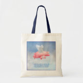 Vliegende biggen tote bag (Voorkant)