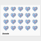 Vliegende biggetje met haar moeder sticker (Vel)