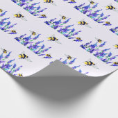 vliegende bij-inpakpapier cadeaupapier (Hoek)