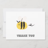 Vliegende bij, schattige doodle bedankkaart (Voorkant)