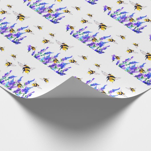 vliegende bijen inpakpapier (Hoek)