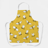 Vliegende bijen schort (Voorkant)