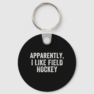 Vliegende Bizons Ik Hou Van Veldhockey Grappig Vel Sleutelhanger