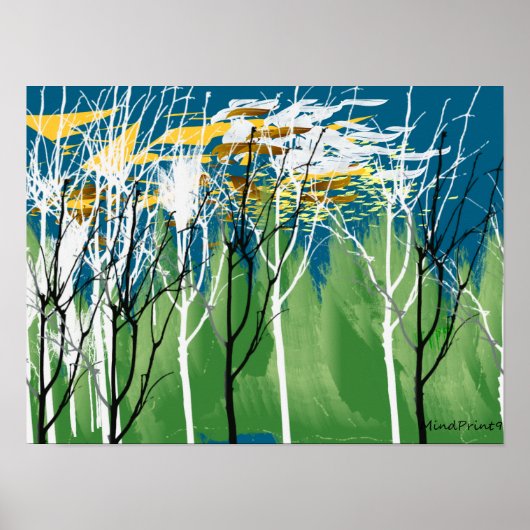 Vliegende bladeren poster (Voorkant)