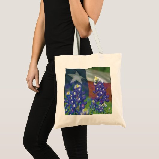 Vliegende blauwbonnetzak tote bag (Voorkant (product))