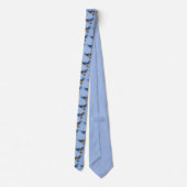 Vliegende blauwvogel stropdas (Achterkant)